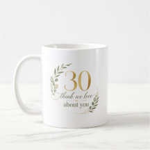 Personalized 30 Things We Love About You Gift