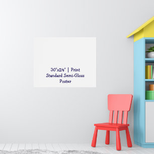Personalized 30"x24" Standard Semi-Gloss Poster