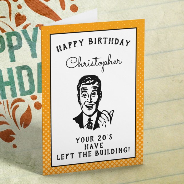 Personalized 30th Birthday Over The Hill Funny Card (Creator Uploaded)