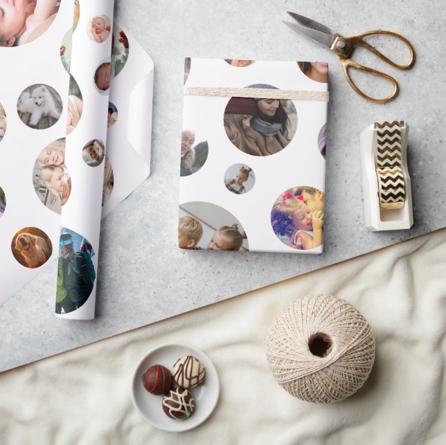 Personalized 36 Photo Collage Wrapping Paper (Crafts)