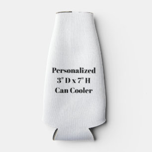Personalized 3" D x 7" H Can Cooler