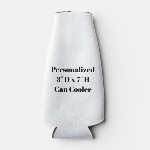 Personalized 3" D x 7" H Can Cooler