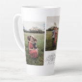 Personalized 3 Photo Coffee Mug (Left Angle)