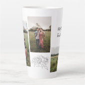 Personalized 3 Photo Coffee Mug (Front)