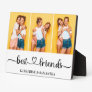 Personalized 3 Photo Collage Best Friends Forever  Plaque