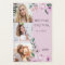 Personalized 3 Photo Pink Floral 2023