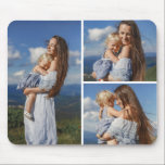 Personalized 3 Photo Template Mousepad<br><div class="desc">Personalized 3 Photo Template Mousepad</div>