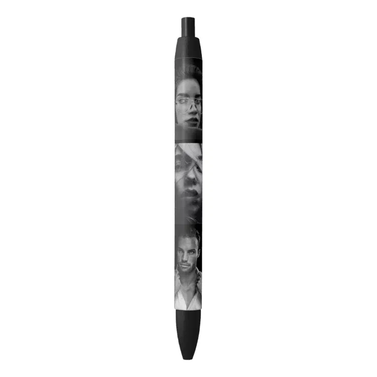 Personalized 3 Photos Pen Template Zazzle