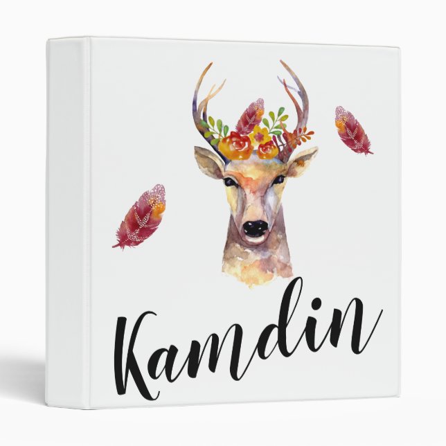 Personalized 3 Ring Scrapbook I would be a dog bec 3 Ring Binder (Front/Spine)