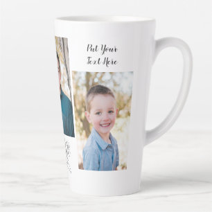 Personalized 3 Vertical Photo Coffee Mug
