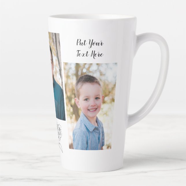 Personalized 3 Vertical Photo Coffee Mug (Right)