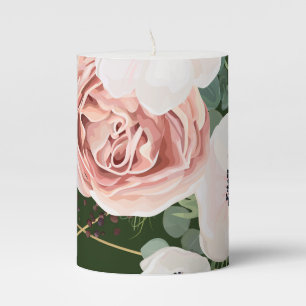 Personalized 3"x4" Candle Geometric Garden Hunter
