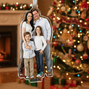 Personalized 3D Photo Cut-Out Hanging Ornament