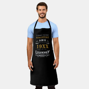 Personalized 40th Birthday Apron