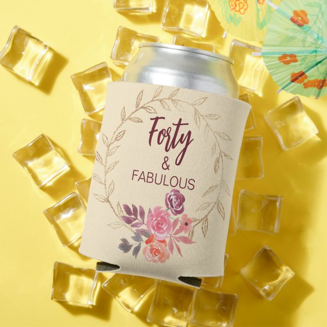 Personalized 40th Birthday Cooler (In Situ Summer)