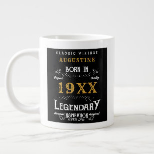 Personalized 40th Birthday Giant Coffee Mug