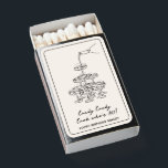 Personalized 40th Birthday Party Favor Matchboxes<br><div class="desc">Raise a toast to your special day with our Personalized 40th Birthday Party Favor Matchboxes. These matchboxes showcase a delightful champagne sketch graphic. Personalized with your name.</div>