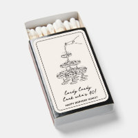 Personalized 40th Birthday Party Favor Matchboxes