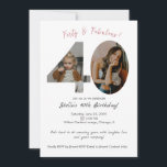 Personalized 40th Birthday Photo Invitation<br><div class="desc">Celebrate a milestone with this Personalized 40th Birthday Photo Invitation! Perfect for commemorating a 40th birthday,  this invitation allows you to feature a favorite photo and customize the text to suit your event. Make your celebration unique with a personal touch that will set the tone for a memorable party.</div>