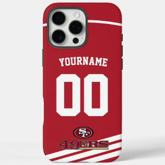 Personalized 49ers Jersey American Football iPhone 16 Pro Max Case