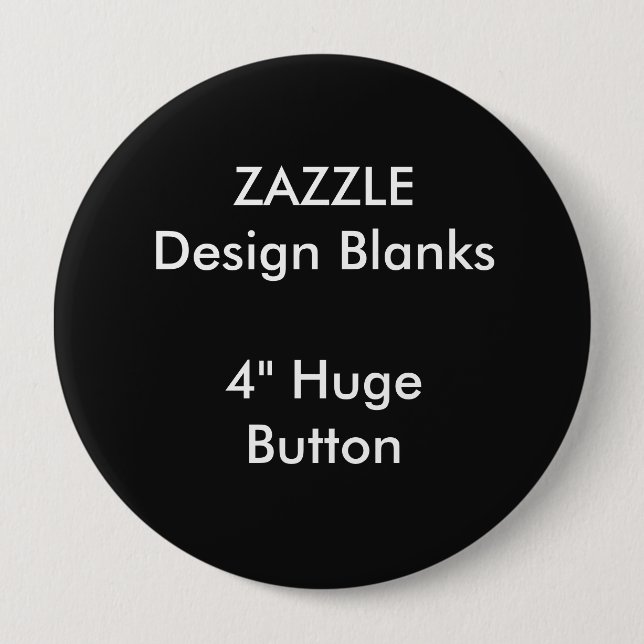 Personalized 4" Huge Round Button Template (Front)