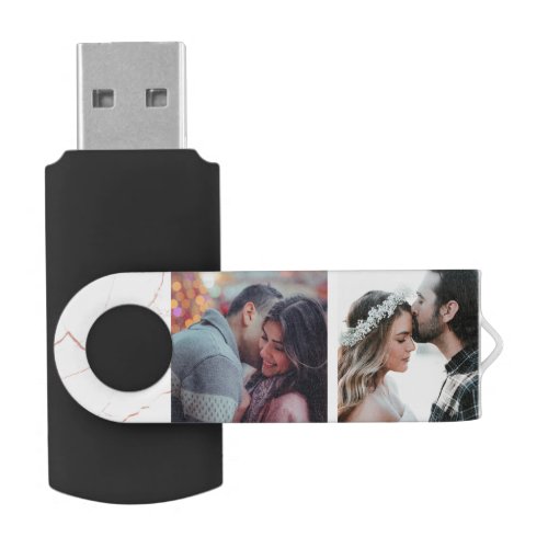 Personalized 4 Photo Collage Computer Accessories  Flash Drive