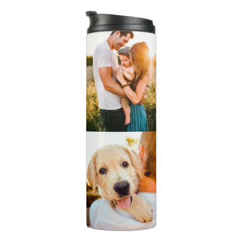 Personalized 4 Photo Thermal Bottle Template