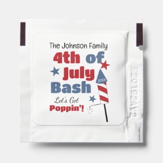 Personalized 4th of July Bash Hand Sanitizer