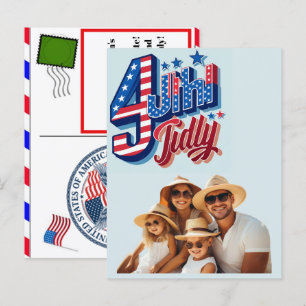 Personalized 4th of July Birthday Cards
