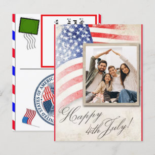 Personalized 4th of July Birthday Cards