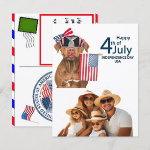 Personalized 4th of July Birthday Cards