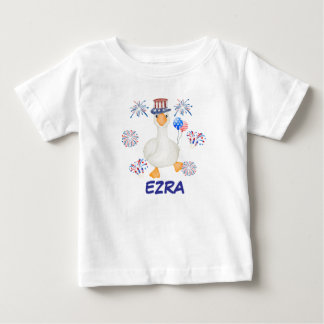 Personalized 4th of July Goose T-Shirt for Kids