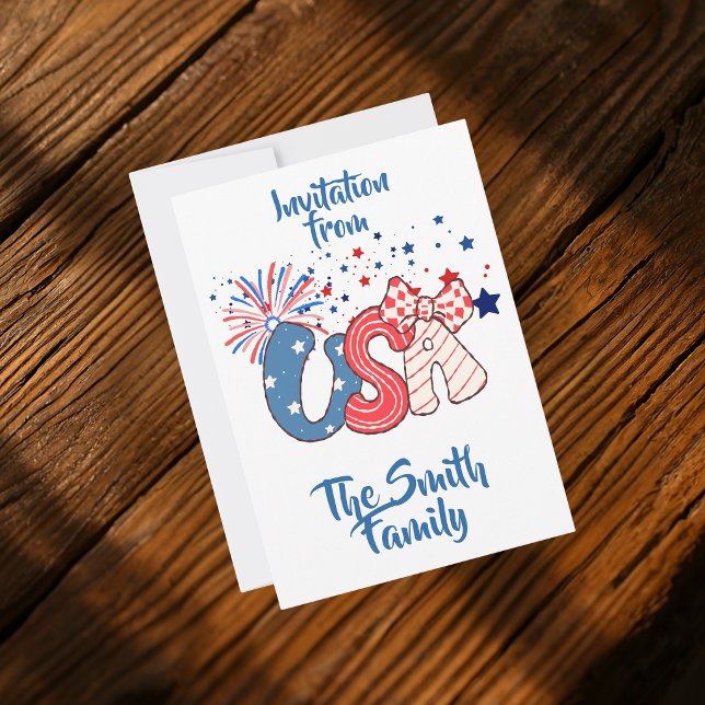 Personalized 4th of July Invitation (Creator Uploaded)