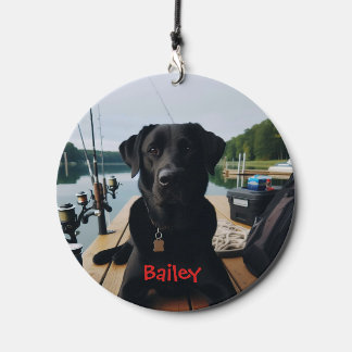 Personalized 4th of July Photo Dog Mug Wind Chime