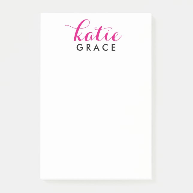 Personalized 4x6 Notes (Front)
