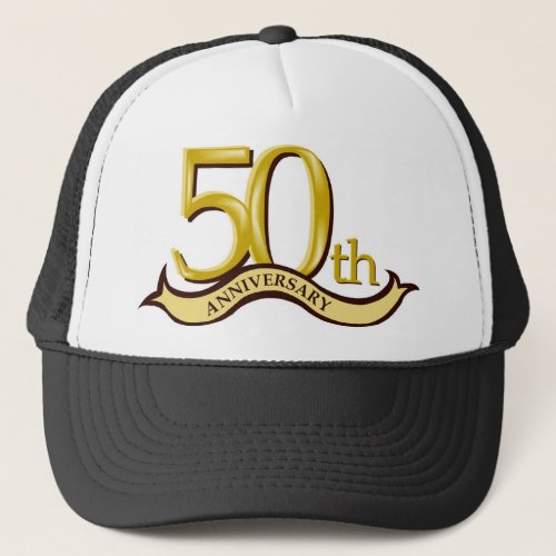 Personalized 50th Anniversary Gift Trucker Hat