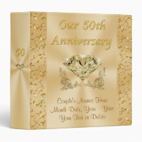 Personalized 50th Anniversary Photo Album