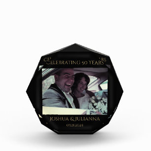 Personalized 50th Anniversary Photo Keepsake  Block