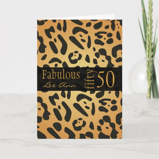 Personalized 50th Birthday Card for Baby Boomer Wo (Front)