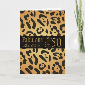 Personalized 50th Birthday Card For Baby Boomer Wo by NightSweatsDiva at Zazzle