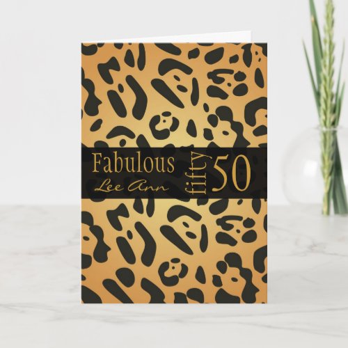 Personalized 50th Birthday Card for Baby Boomer Wo