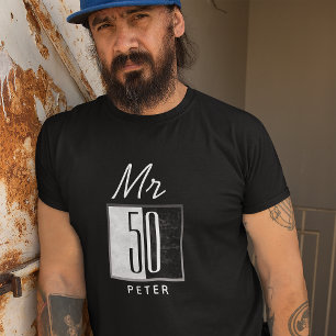 Personalized 50th Birthday T-Shirt