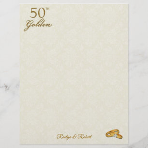 Personalized 50th Golden Wedding Anniversary