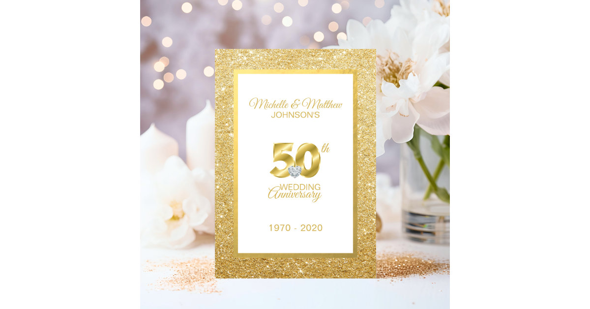 50th wedding anniversary invitations