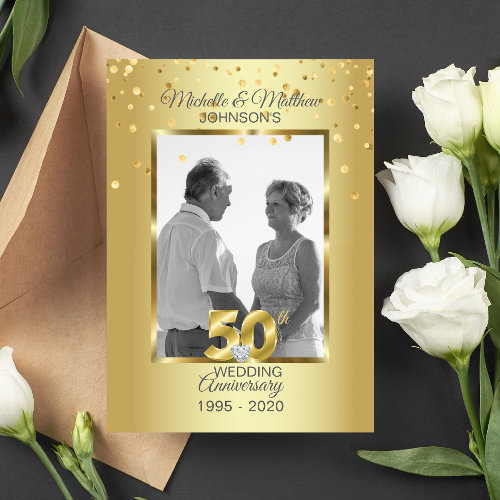 Personalized 50th Golden Wedding Anniversary