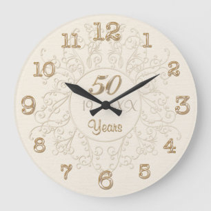 Personalized 50th Wedding Anniversary Gifts, Clock