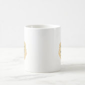 Personalized 50th Wedding Anniversary Gold Coffee Mug (Center)