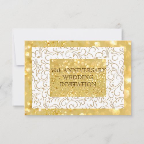 Personalized 50th Wedding Anniversary Invitation