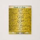 Personalized 50th Wedding Anniversary