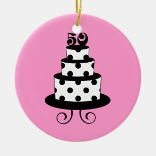 Personalized 50th Wedding Anniversary Keepsake Ceramic Ornament